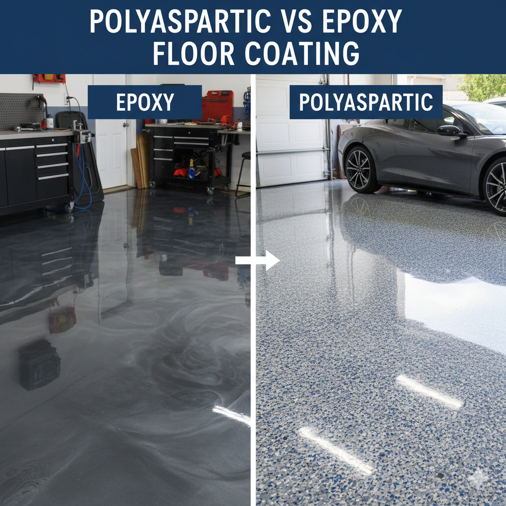 Polyaspartic vs Epoxy Floor Coating