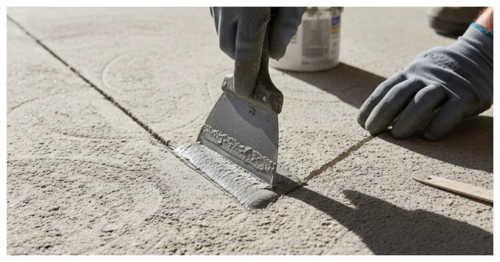 Concrete crack repair